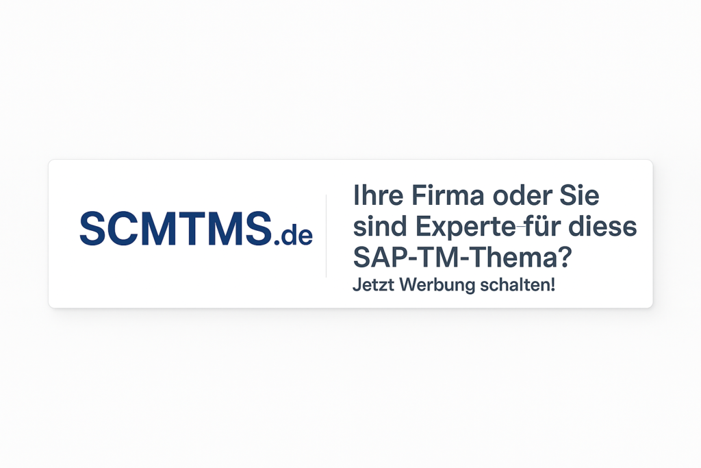 sap tm best practise beratung