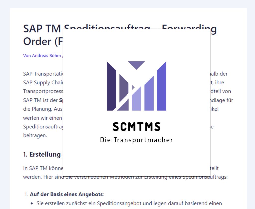 sap-tm-speditionsauftrag