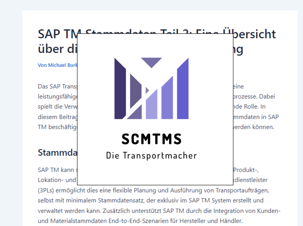 sap-tm-stammdaten-integration