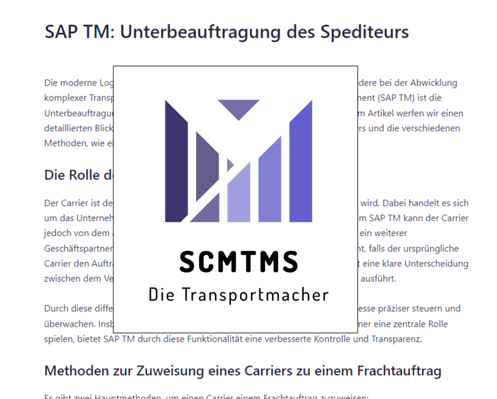 sap-tm-unterbeauftragung