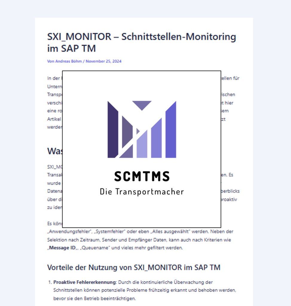 sxi_monitor_transaktion