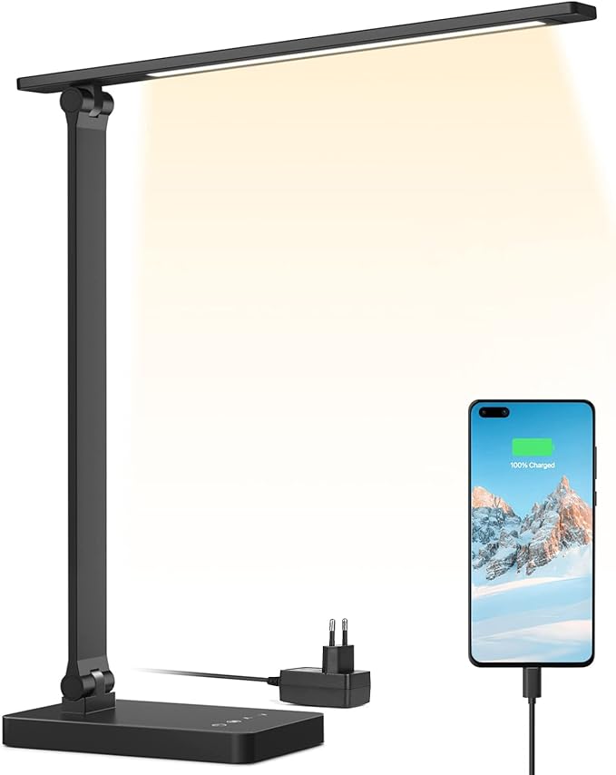 led schreibtischlampe dimmbar büro home-office