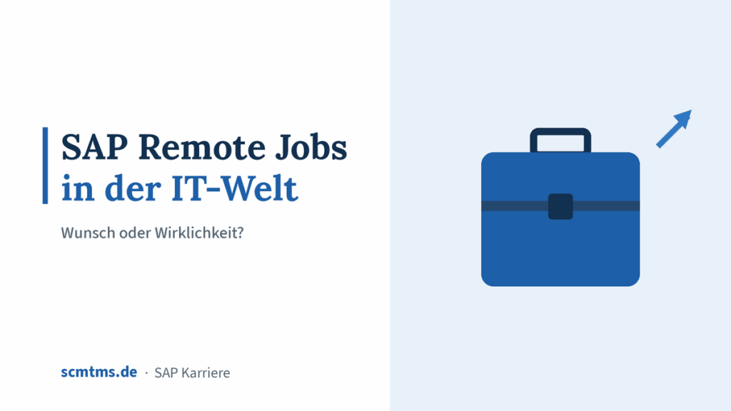 SAP Remote Jobs in der IT-Welt – Wunsch oder Wirklichkeit? – Grafik mit Aktentasche-Symbol